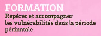 [FORMATION] Vulnérabilités en période périnatale