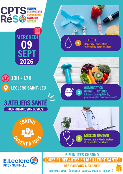 Ateliers Santé - Leclerc Piton Saint-Leu