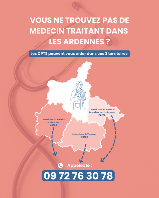 Vous ne trouvez pas de médecin traitant dans les Ardennes ? 👩🏼⚕️