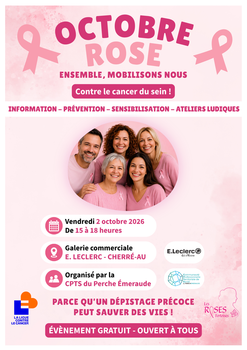 OCTOBRE ROSE : ENSEMBLE, MOBILISONS-NOUS ! 🎀