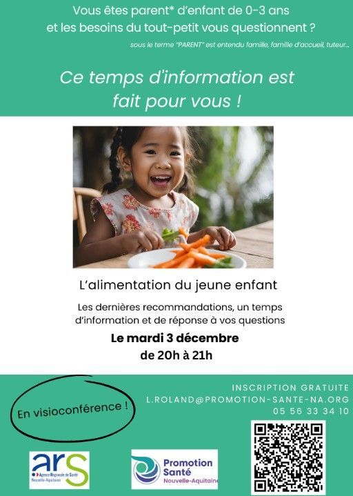 L'alimentation du jeune enfant (0-3 ans)