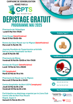 DEPISTAGE Diabète type 2 et Insuffisance cardiaque - Mai 2025