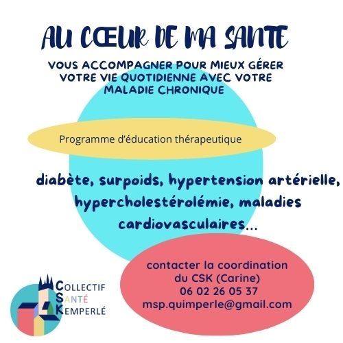 Collectif Santé Kemperlé – Programmation ETP 2026