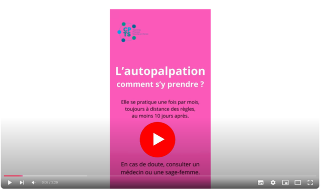 L'autopalpation, comment s'y prendre ?