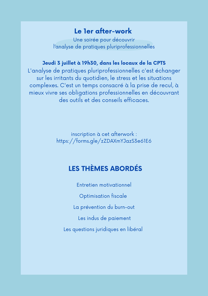 Découverte de l'analyse de pratiques pluriprofessionnelles 