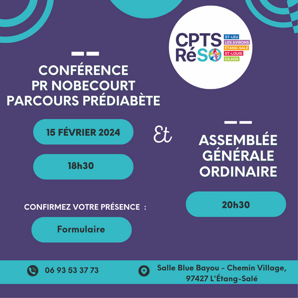 Conférence Exclusive Lancement Parcours Pré-diabète 15/02/24