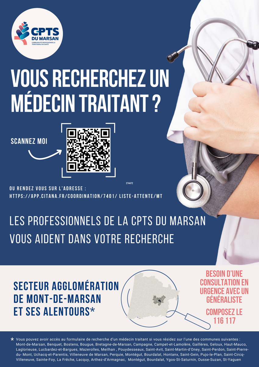 Recherche médecin traitant